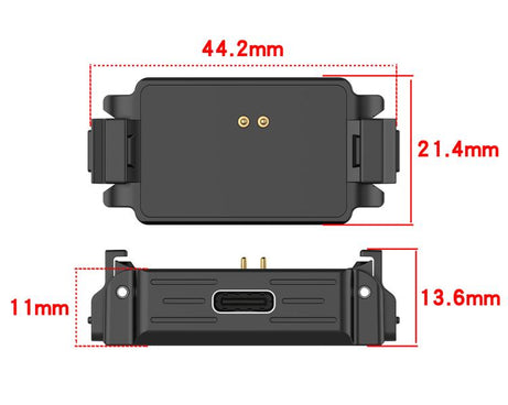 Quick Release 1/4 Thread Adapter Charging Base, Compatible With Action 6, But Not Support Charging, For DJI Osmo Nano