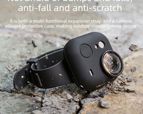 Sports Camera Expansion Strap Silicone Protective Cover, For Insta360 Go Ultra