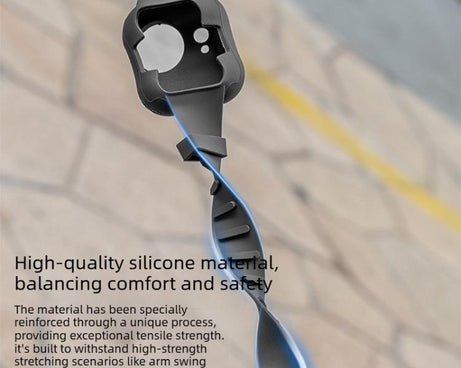 Sports Camera Expansion Strap Silicone Protective Cover, For Insta360 Go Ultra