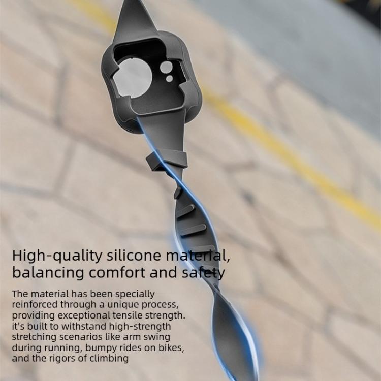 Sports Camera Expansion Strap Silicone Protective Cover, For Insta360 Go Ultra