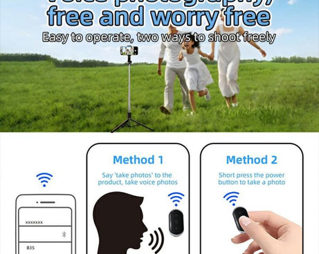 B3 Shutter Controller Wireless Camera Remote Intelligent Voice Control Bluetooth Remote
