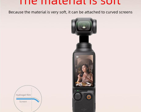 5pcs Ultra-High Definition Soft EPU Hydrogel Film, For DJI Osmo Pocket 4