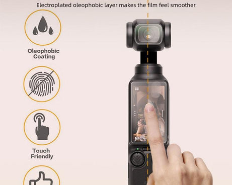 5pcs Ultra-High Definition Soft EPU Hydrogel Film, For DJI Osmo Pocket 4
