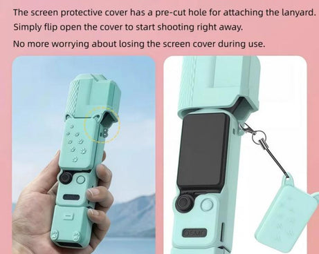 Full Body 4 in 1 Silicone Protective Cover, For DJI Osmo Pocket 4