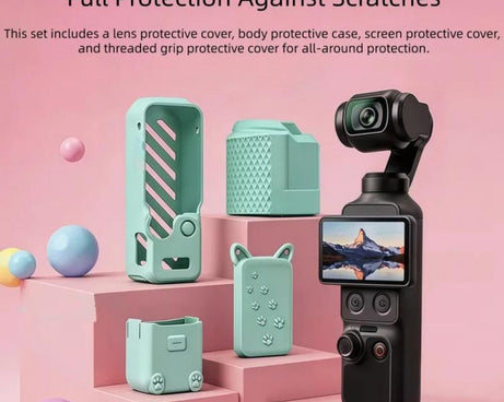 Full Body 4 in 1 Silicone Protective Cover, For DJI Osmo Pocket 4
