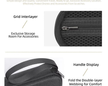 Portable Carrying Bag Anti-scratch Hard Protective Shell, For DJI Osmo Pocket 4
