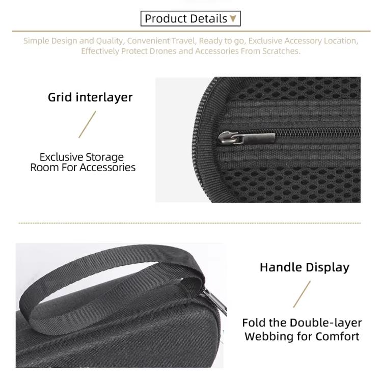 Portable Carrying Bag Anti-scratch Hard Protective Shell, For DJI Osmo Pocket 4