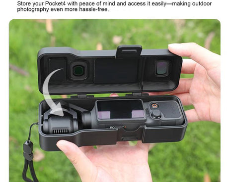 Anti-fall Anti Scratch Shockproof Flip Cover, For DJI Osmo Pocket 4 / 3 Long, For DJI Osmo Pocket 4 / 3 Short