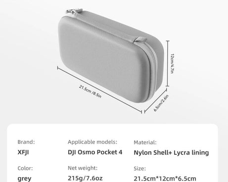 Tripod-Mountable Storage Pouch Bag, For DJI Osmo Pocket 4