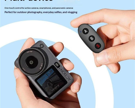D09 3-Button BT Remote Control For DJI, Insta360, GoPro And Other Action Cameras, Smartphones