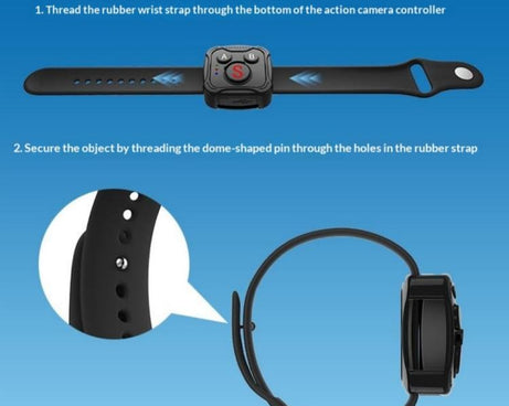 D10 Wireless Controller BT Remote Control For DJI Action, GoPro, Insta360 Action Cameras