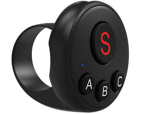 D11 BT Remote Control Ring Wearable Action Camera Controller For DJI Action, GoPro, Insta360 Action Cameras