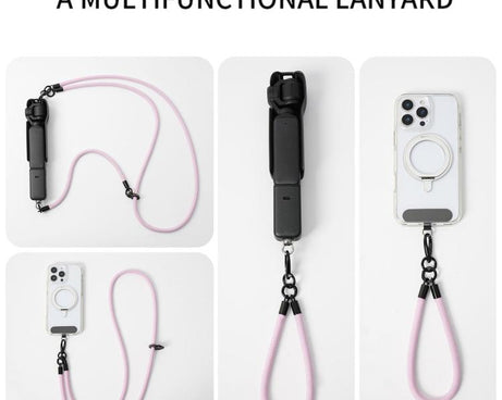 Removable Anti-Loss Strap 3-in-1 Crossbody Camera Strap, For DJI Osmo Pocket 4 / 3