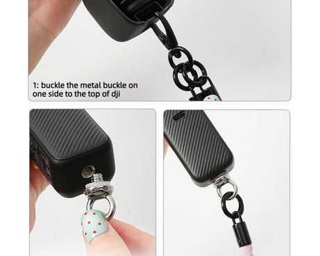 Removable Anti-Loss Strap 3-in-1 Crossbody Camera Strap, For DJI Osmo Pocket 4 / 3