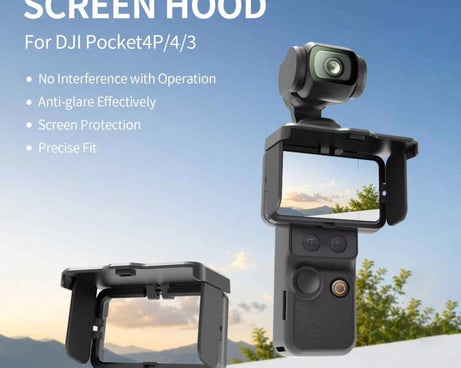 Screen Sun Hood Guard Foldable Screen Monitor Cover Protector, For DJI Osmo Pocket 4P / 4 / 3