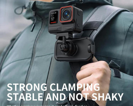 Magnetic Quick-release Backpack Clip 360 Adjustable Shoulder Strap Buckle, For Insta360 Ace / Ace Pro