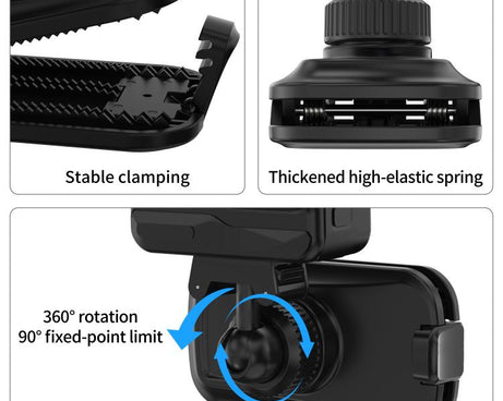 Magnetic Quick-release Backpack Clip 360 Adjustable Shoulder Strap Buckle, For Insta360 Ace / Ace Pro