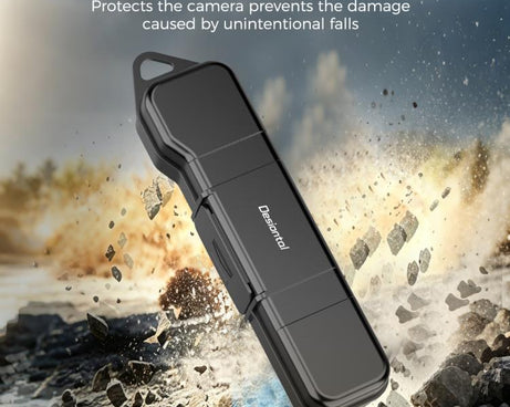 Desiontal Hard Shell Storage Box with Filter Slot & SD Card Slot, For DJI Osmo Pocket 4 / 3