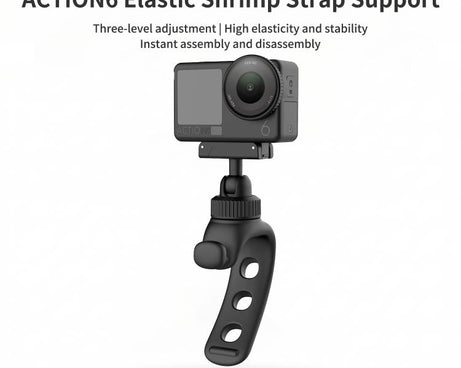 Universal Bracket Elastic Strap Cycling Fixed Mount, For DJI Osmo Action 6