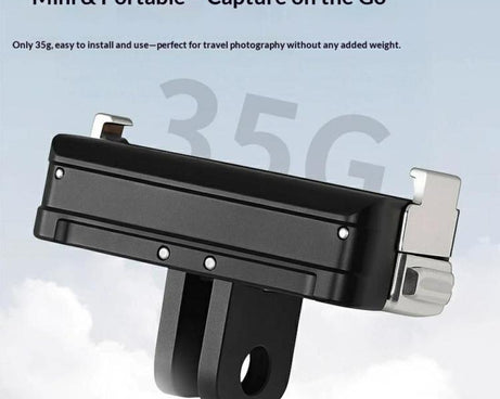 E140 Magnetic Adapter Dual-Prong Interface Quick Release Mount, For Insta360 Go Ultra