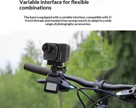 E140 Magnetic Adapter Dual-Prong Interface Quick Release Mount, For Insta360 Go Ultra