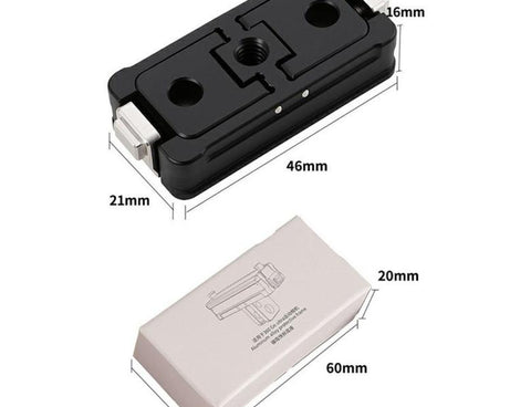 E140 Magnetic Adapter Dual-Prong Interface Quick Release Mount, For Insta360 Go Ultra