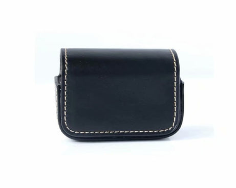 Waterproof Mini Leather Case Storage Carrying Box for DJI OSMO Action / GoPro / SJCAM / Xiaomi Mi Jia, Black, Coffee
