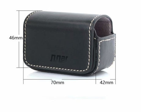 Waterproof Mini Leather Case Storage Carrying Box for DJI OSMO Action / GoPro / SJCAM / Xiaomi Mi Jia, Black, Coffee