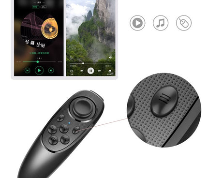 VR Headset Remote Controller, Multi-Functional Gamepad Bluetooth Controller for iOS and Android