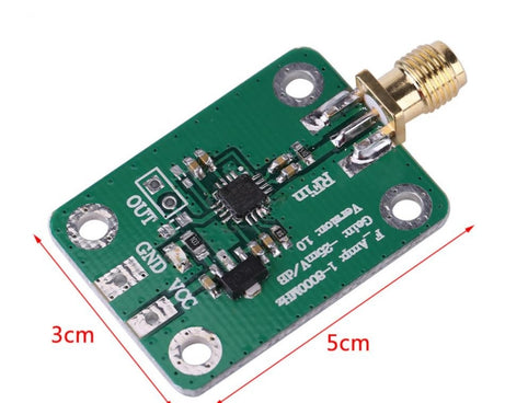 AD8318 RF Logarithmic Detector 1-8000MHz Dynamometer 70dB RSSI Measurement Power Meter