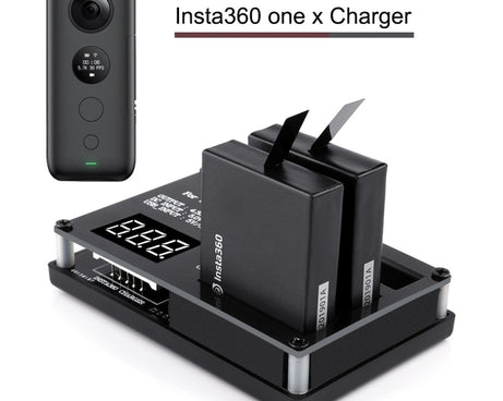 Micro USB 3 PCS Battery Charger for Insta360 ONE X Panoramic Camera, Eu Plug, Us Plug