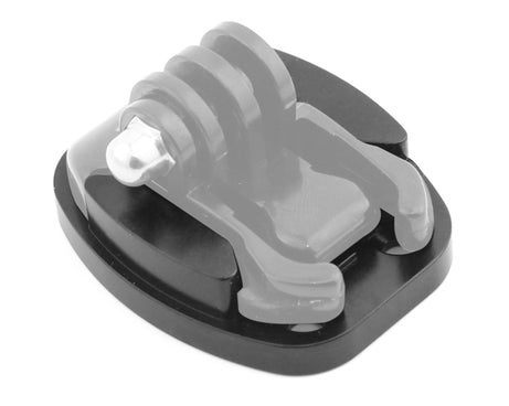 4 Holes Aluminum Quick Release Tripod Mount Base For Sports Camera, Black, Black Embedded Nut