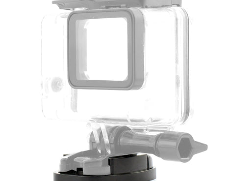 4 Holes Aluminum Quick Release Tripod Mount Base For Sports Camera, Black, Black Embedded Nut