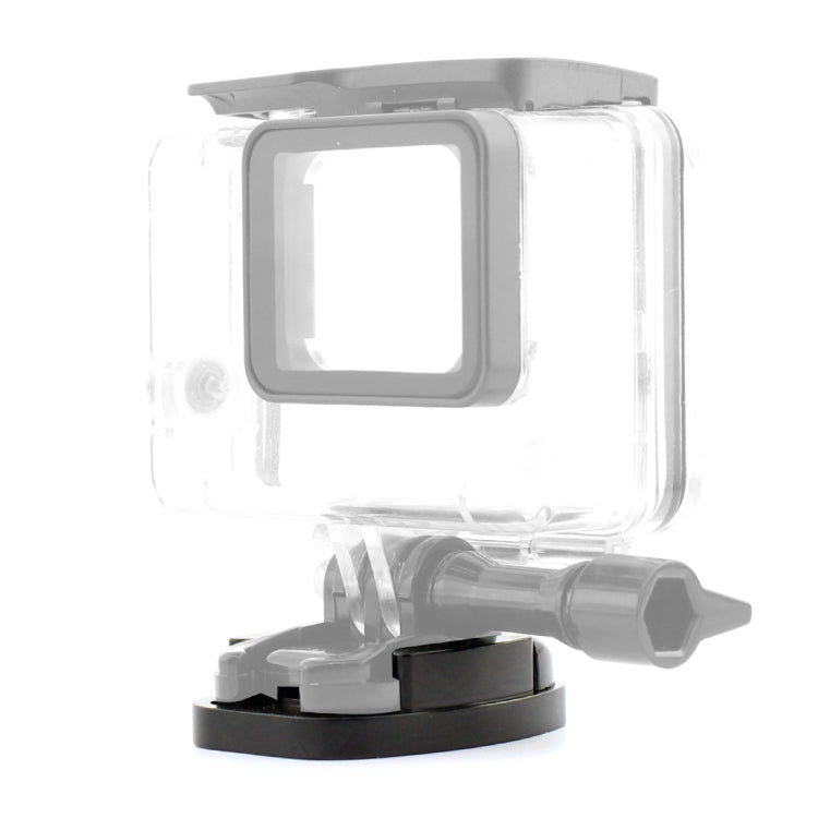 4 Holes Aluminum Quick Release Tripod Mount Base For Sports Camera, Black, Black Embedded Nut