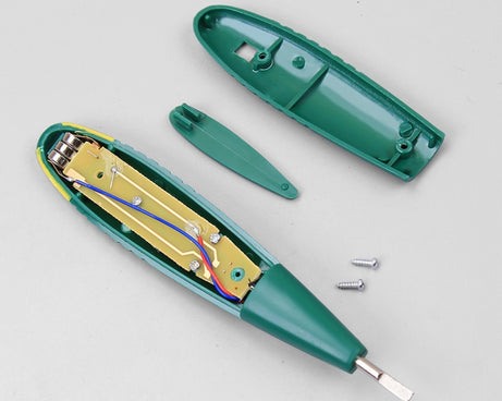 High Precision Electrical Tester Pen Screwdriver 220V AC DC Outlet Circuit Voltage Detector Test Pen with Night Vision, Digital Display Pen (Card), Digital Display Electric Pen (OPP ), Digital Display Pen (Card)+Battery