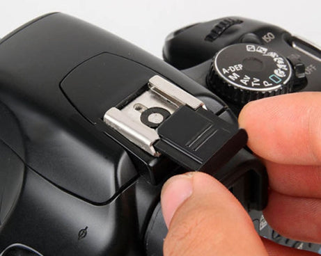 10 PCS SLR hot shoe universal cover pinch dust cover on both sides