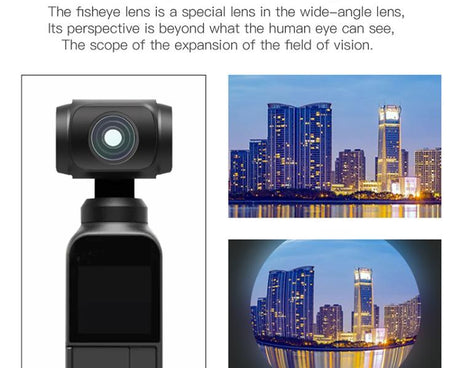 Original Magnetic Interface Augmenting Lens for DJI Pocket 2 / Osmo Pocket, For DJI Pocket 2 / Osmo Pocket