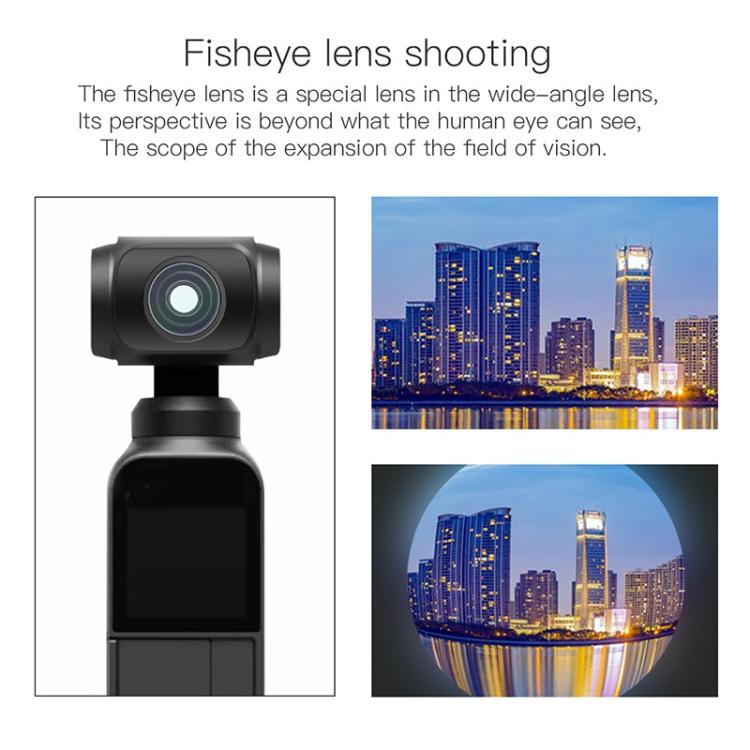 Original Magnetic Interface Augmenting Lens for DJI Pocket 2 / Osmo Pocket, For DJI Pocket 2 / Osmo Pocket