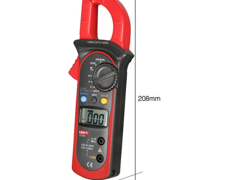 UNI-T UT201 400A Digital Clamp Multimeter AC/DC Voltage Detector, UT201 400A