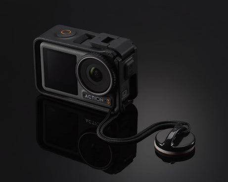 Original Surfing Tether For DJI Osmo Nano / Osmo 360 / Action 5 Pro / Action 4 / 3 / 2, Original DJI (Black)