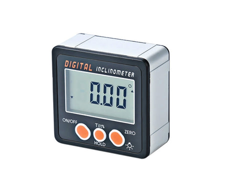 IP54 Precision Electronic Digital Display Inclinometer 4 x 90 Degree Protractor Angle Box