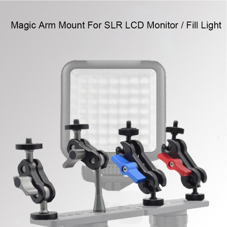 YJ Magic Arm Bracket Mount 1/4 inch Ball Head Magic Arm, MA-95 Gun Gray, MA-75 Gun Gray, MA-100B Blue, MA-100R Red, MA-113 Black