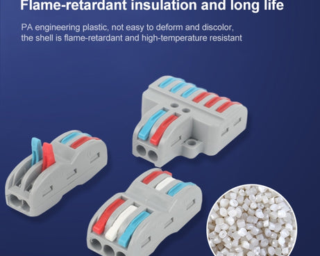 SPL-2 2 In 3 Out Colorful Quick Line Terminal Multi-Function Dismantling Wire Connection Terminal, SPL-2 2 In 3 Out, SPL-3 3 In 3 Out, SPL-42 2 In 4 Out, SPL-62 2 In 6 Out, SPL-63 3 In 6 Out, SPL-93 3 In 9 Out, LT-624 2 In 4 Out, LT-626 2 In 6 Out     ...