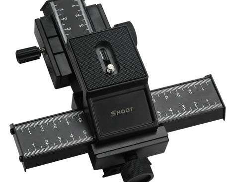 Shoot 4-Way Macro Focusing Focus Rail Slider / Close-Up Shooting Rail Slider