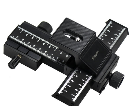 Shoot 4-Way Macro Focusing Focus Rail Slider / Close-Up Shooting Rail Slider