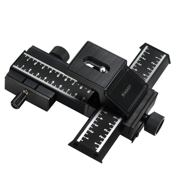 Shoot 4-Way Macro Focusing Focus Rail Slider / Close-Up Shooting Rail Slider