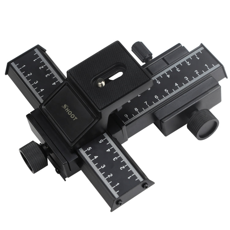 Shoot 4-Way Macro Focusing Focus Rail Slider / Close-Up Shooting Rail Slider
