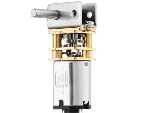 GW12N20 Worm Gear Low Speed Motor Ultra Mini Gear Power-Off Self-Locking Motor For Smart Car Robot, 6V 10RPM, 6V 30RPM, 6V 55RPM, 6V 100RPM, 12V 20RPM, 12V 60RPM, 12V 110RPM, 12V 200RPM