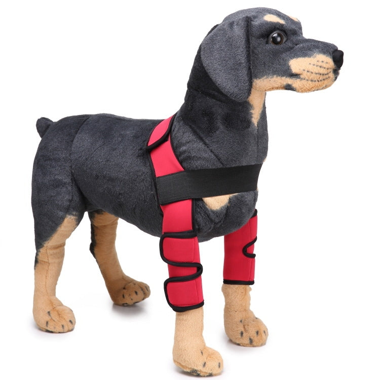Pet Dog Leg Knee Guard Surgery Injury Protective Cover, S, M