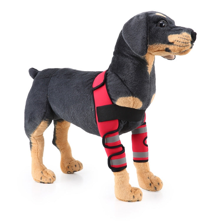 Pet Dog Leg Knee Guard Surgery Injury Protective Cover, S, M